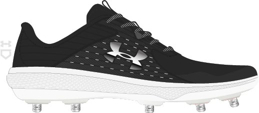 Men's UA Yard MT Baseball Cleats 3