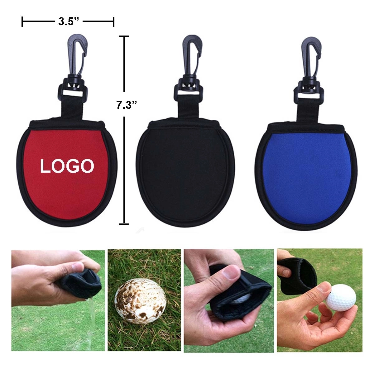 Golf Ball Cleaning Pouch 1