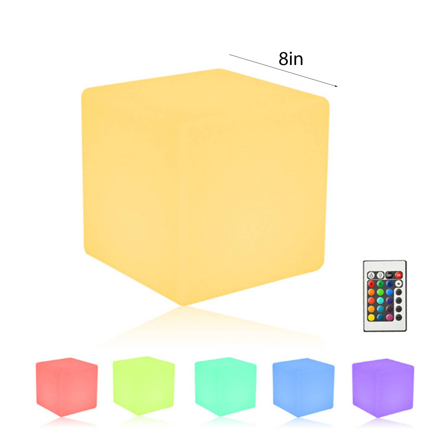 Multi-Size Dimmable Cube Lamp 1