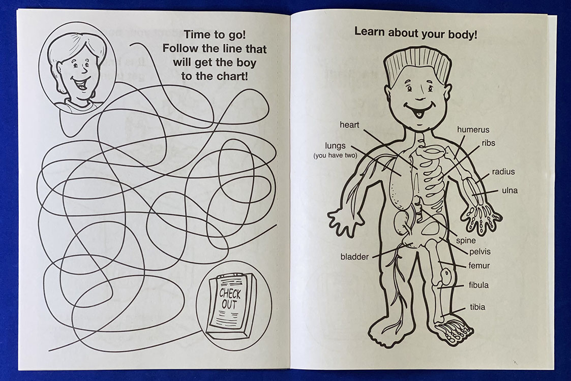COLORING BOOK - Your Hospital Cares About You Coloring & Activity Book 4