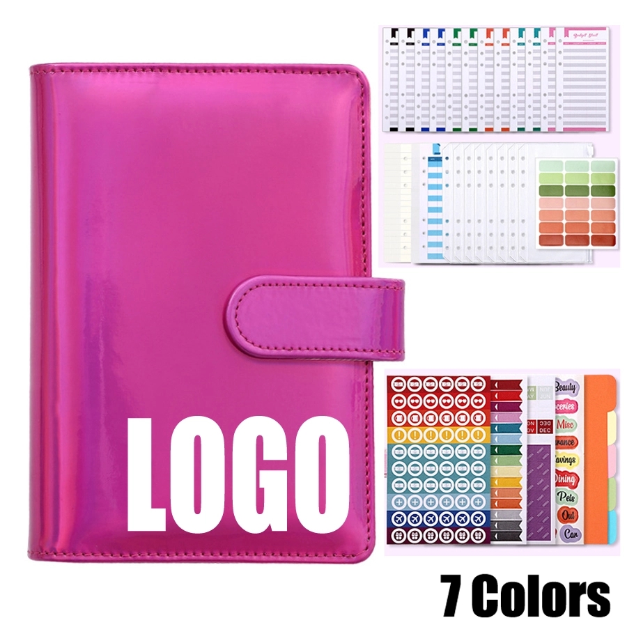 PU Leather A6 Budget Planner Binder Notebook 2