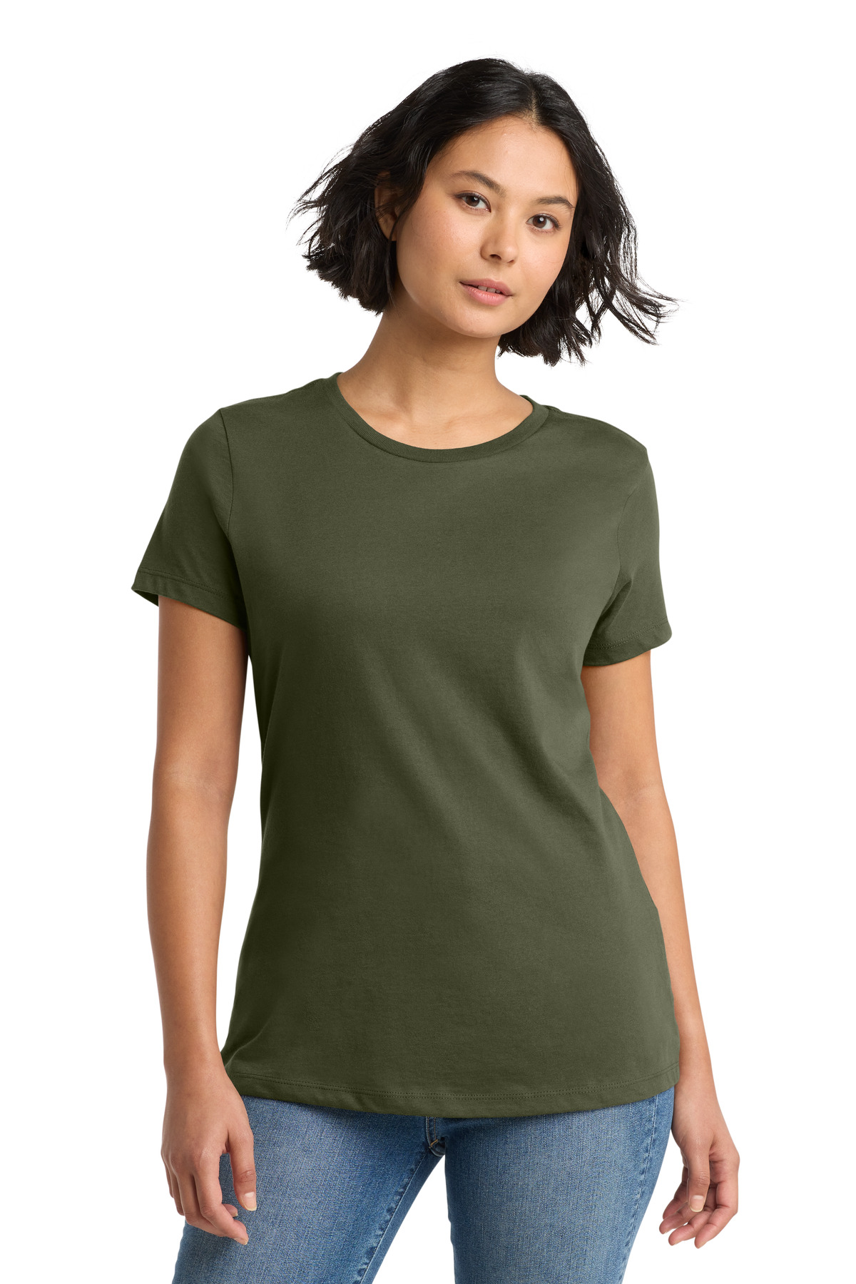 District Women's Perfect Weight Tee. DM104L 191
