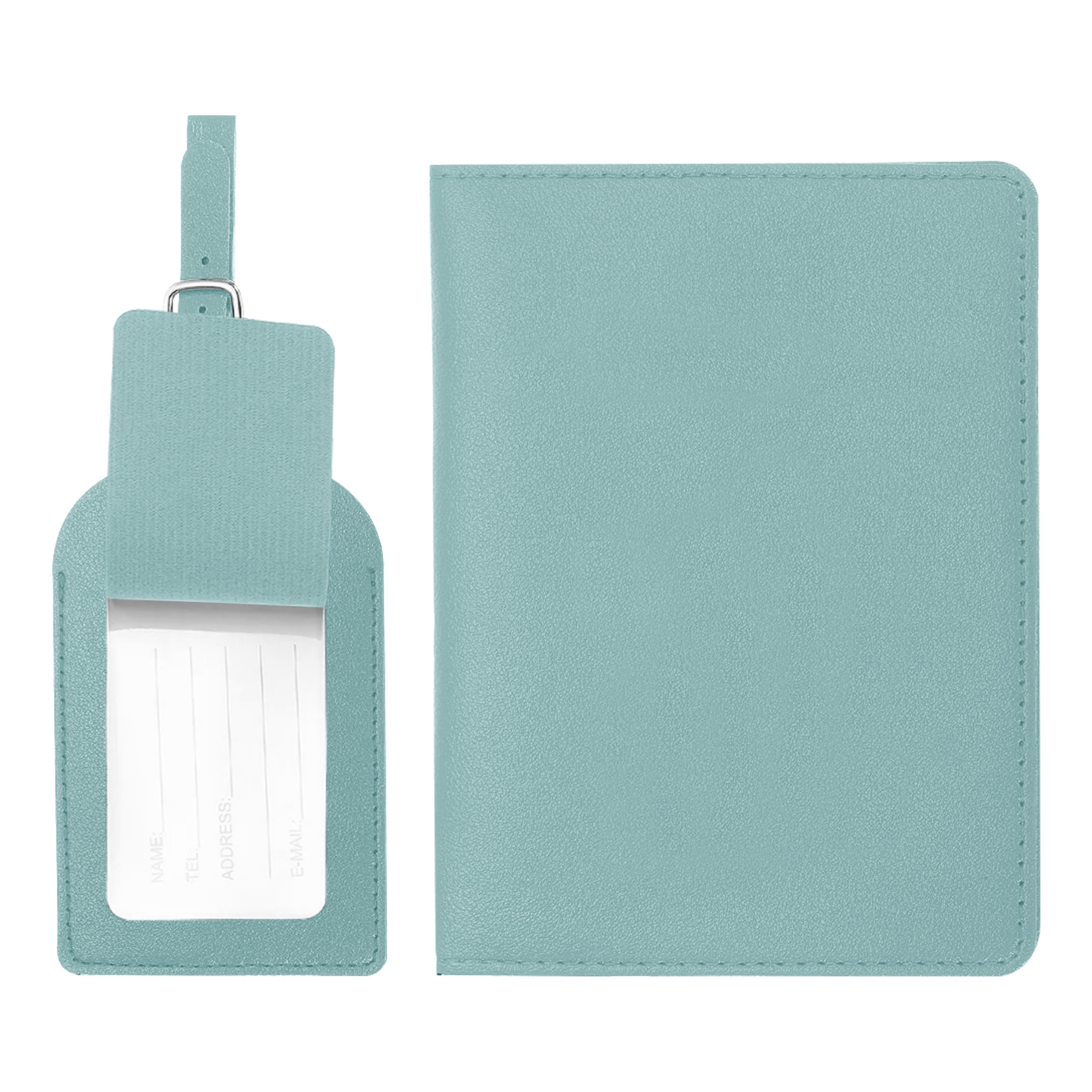 PU Passport Cover and Luggage Tag Set 11