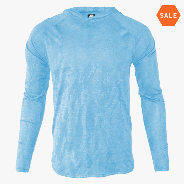 #U212 / Covert Camo LT WT Droptail LS Hoodie (Unisex) 2