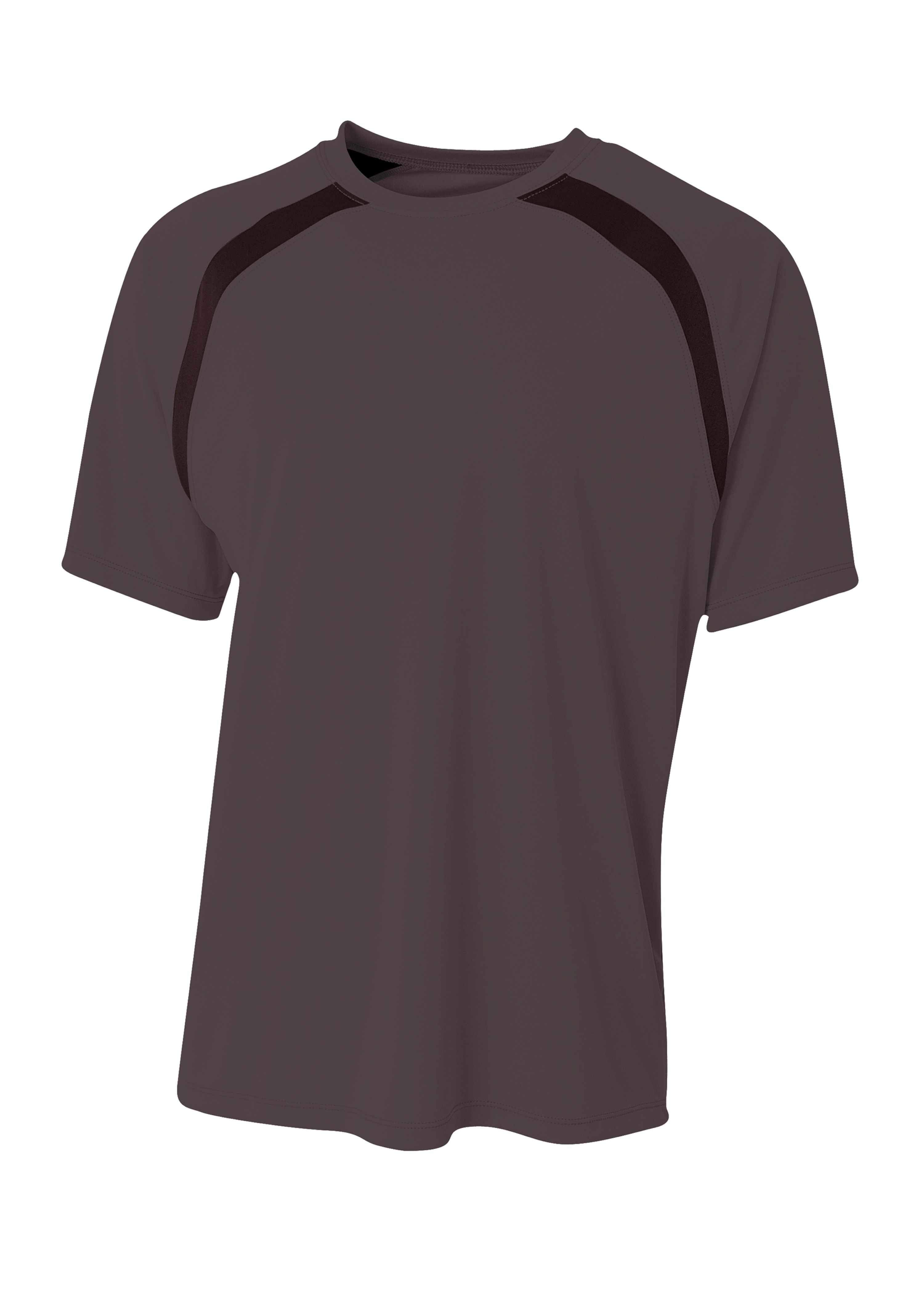 A4 Spartan Short Sleeve Color Block Crew 7