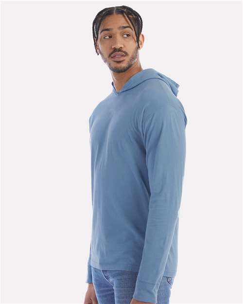 Unisex Garment-Dyed Jersey Hooded Long Sleeve T-Shirt - GDH280 16