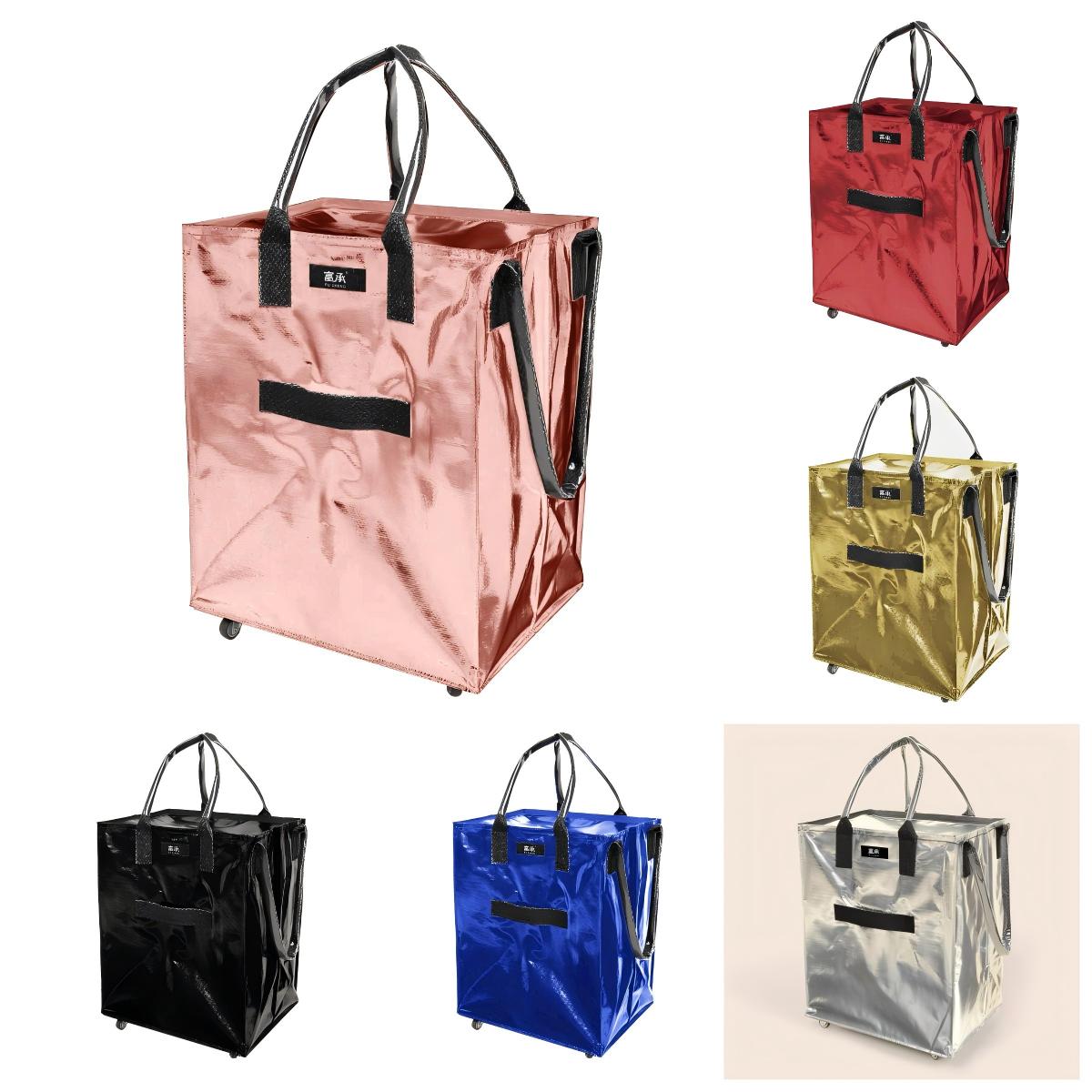 Collapsible Shopping Bag with Wheel 2