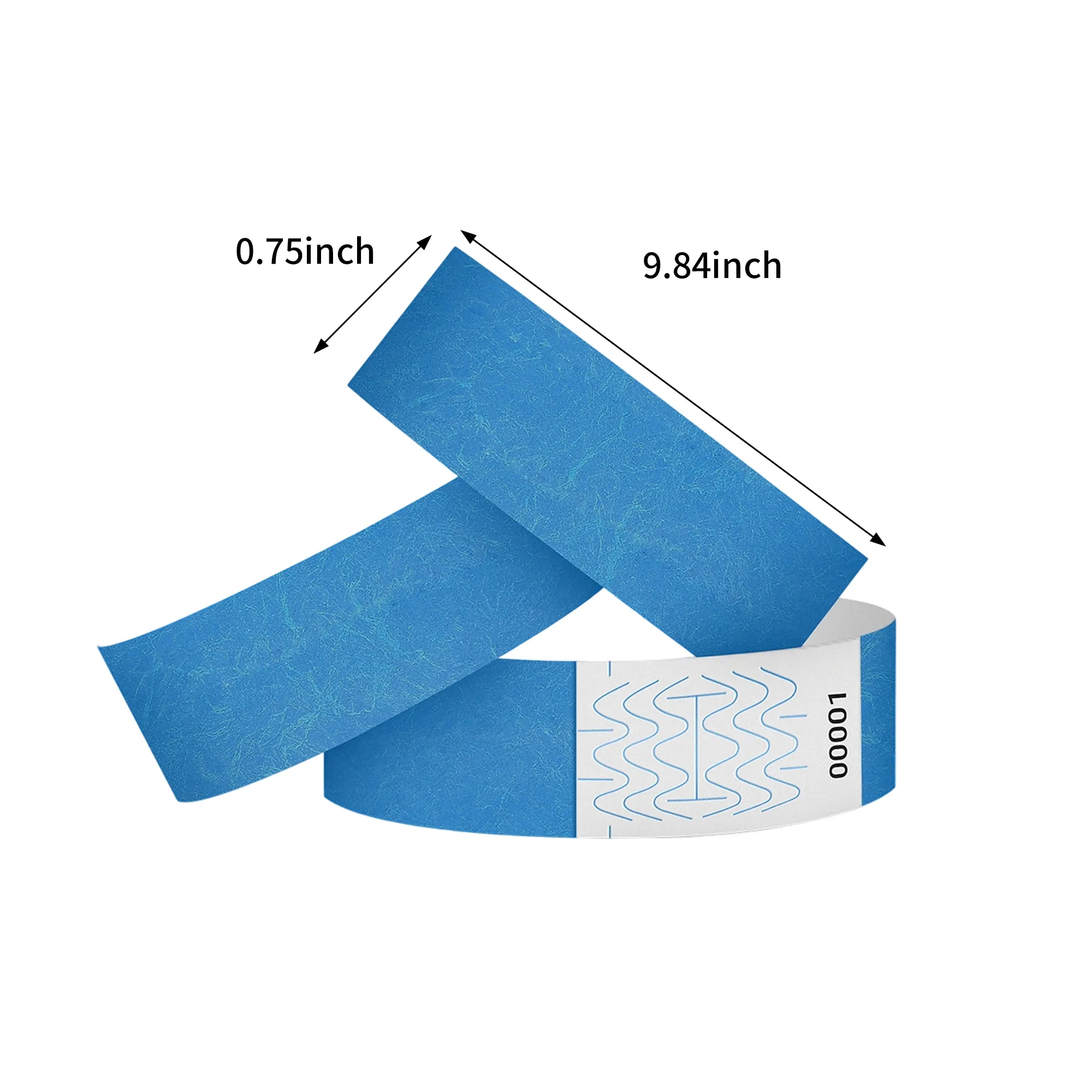 Disposable Waterproof Wristband with Anti-Tamper Code 21