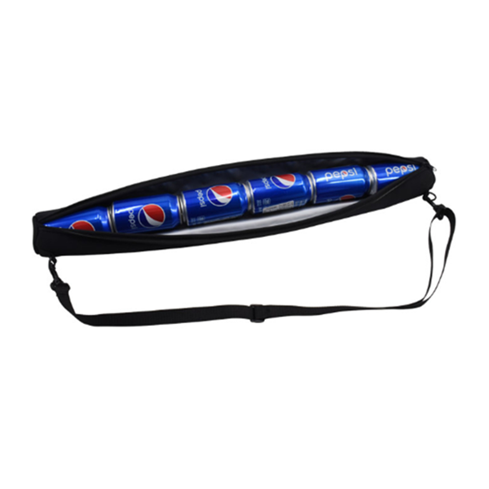 6 Can Neoprene Tube Cooler, custom koozie with logo imprint 7