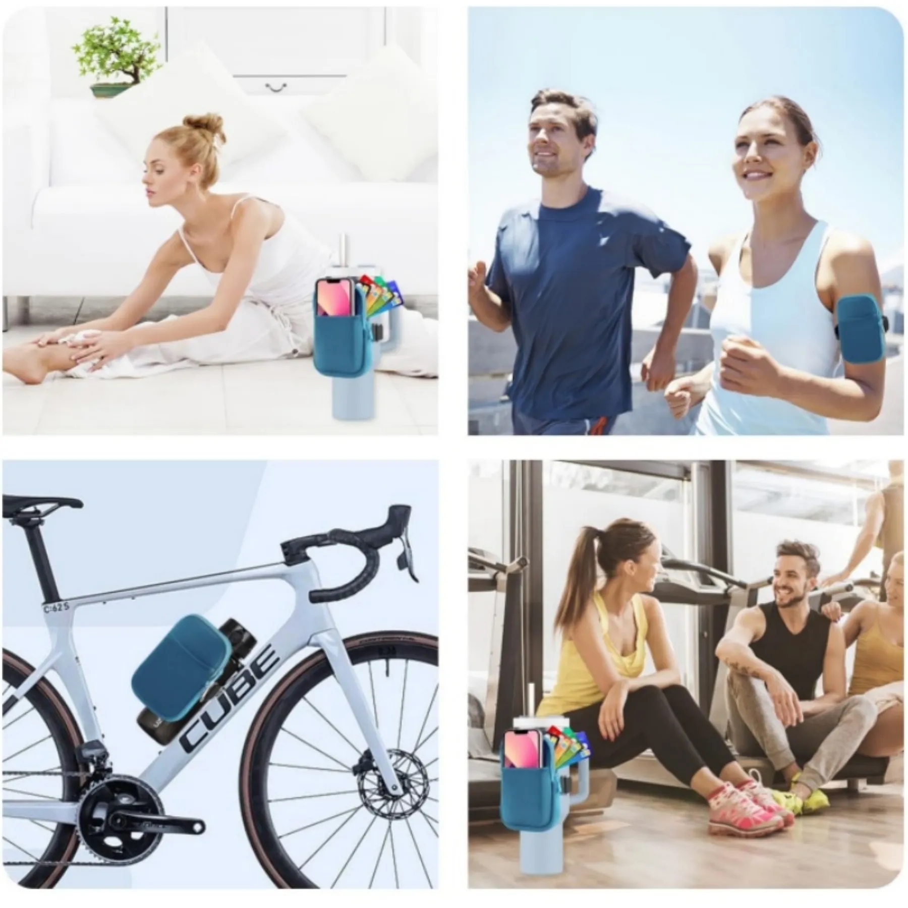 Water Bottle Pouch with Adjustable Strap 3