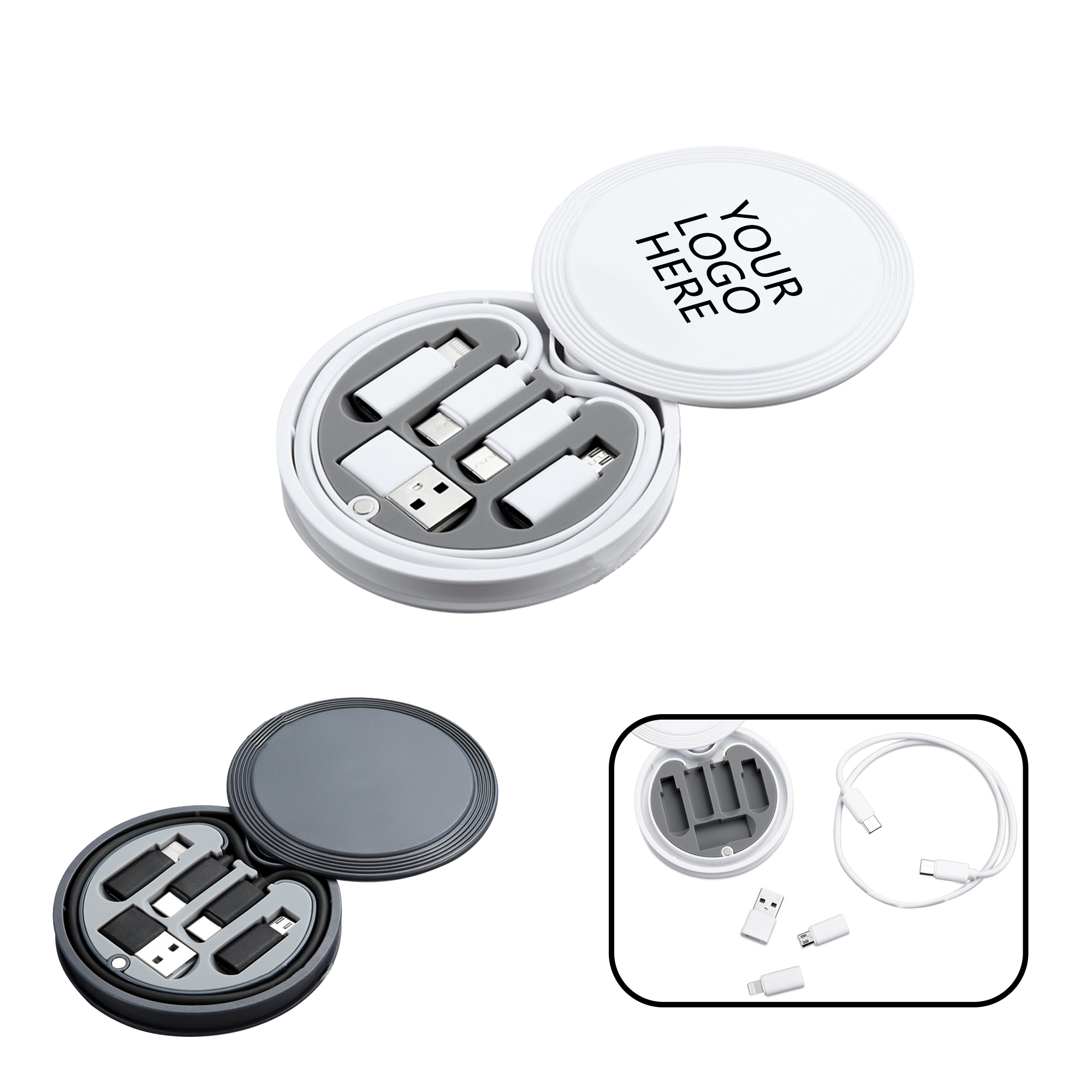 Portable 60W Charger Organizer Case 2