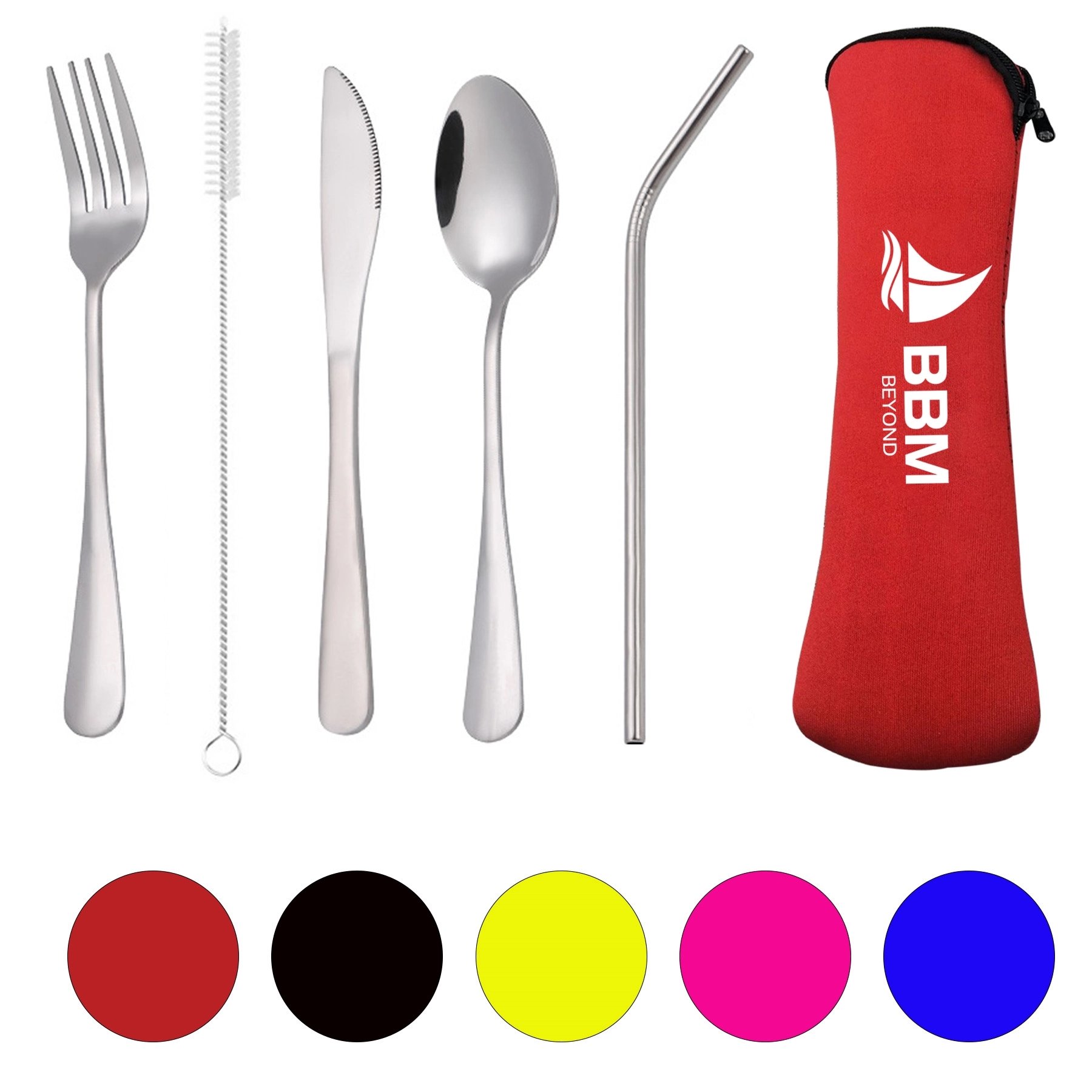 Stainless Steel Utensils Set With Case 2