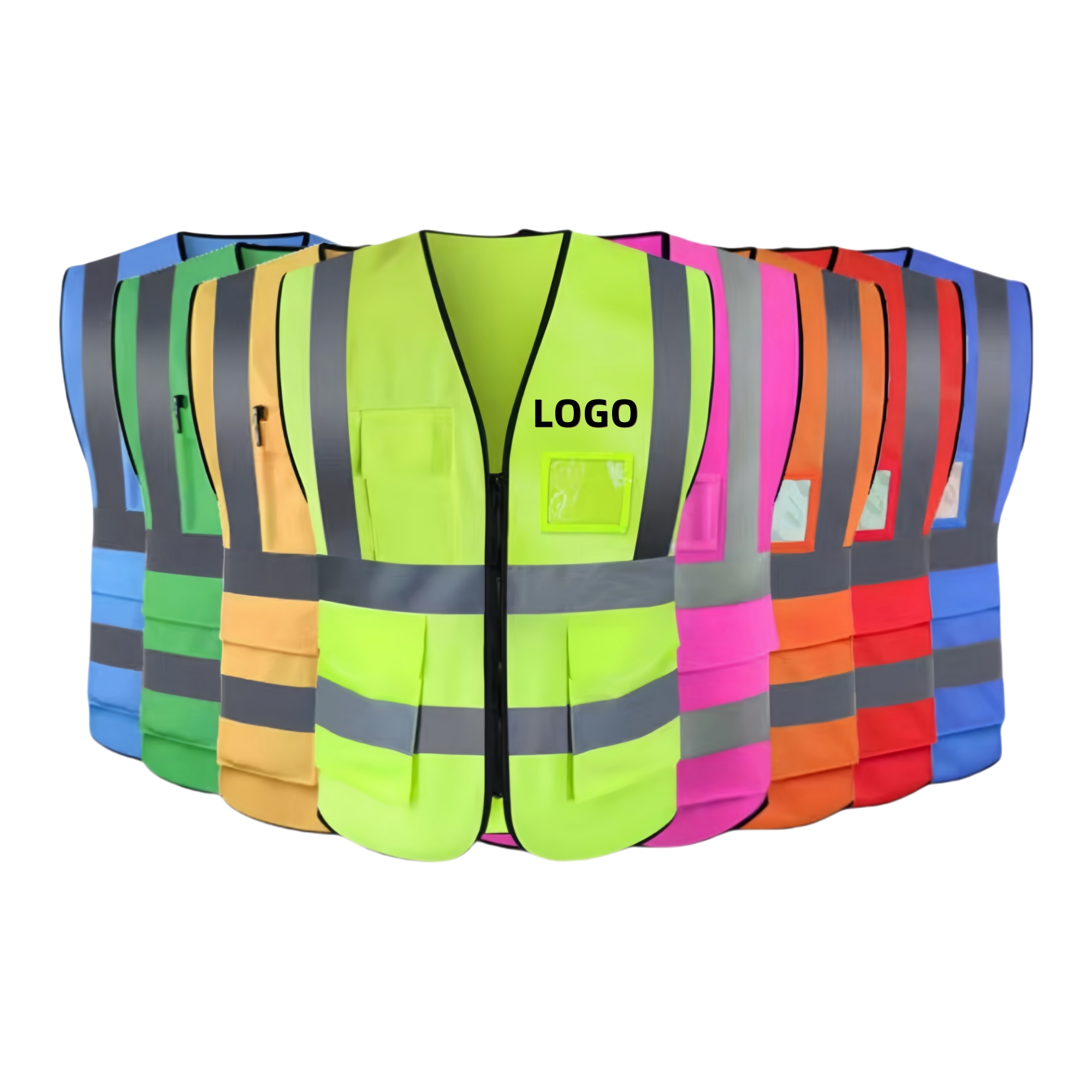 Multi-Pocket Safety Reflective Vest 2
