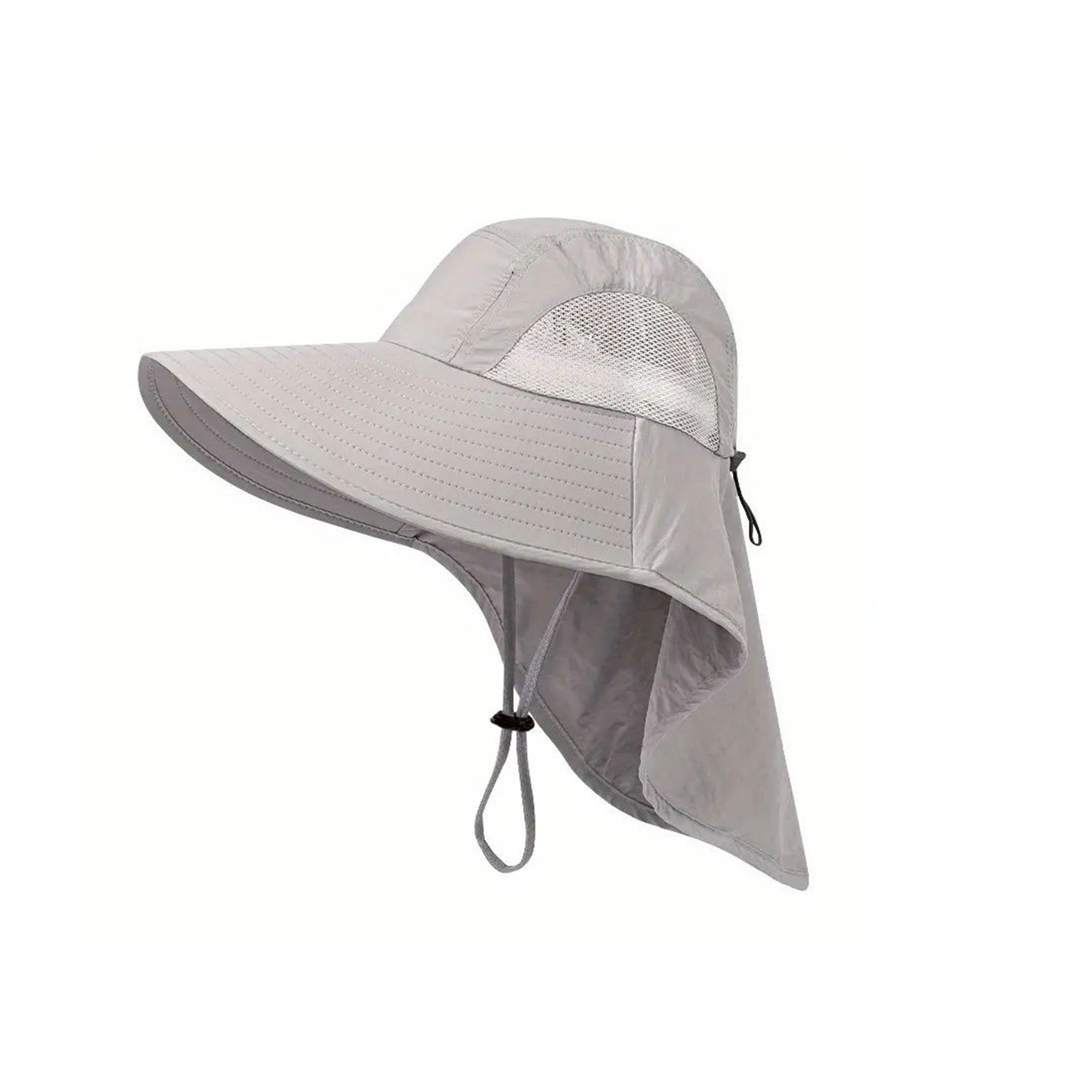 Outdoor Wide Brim Sun Hat With Neck Flap 8