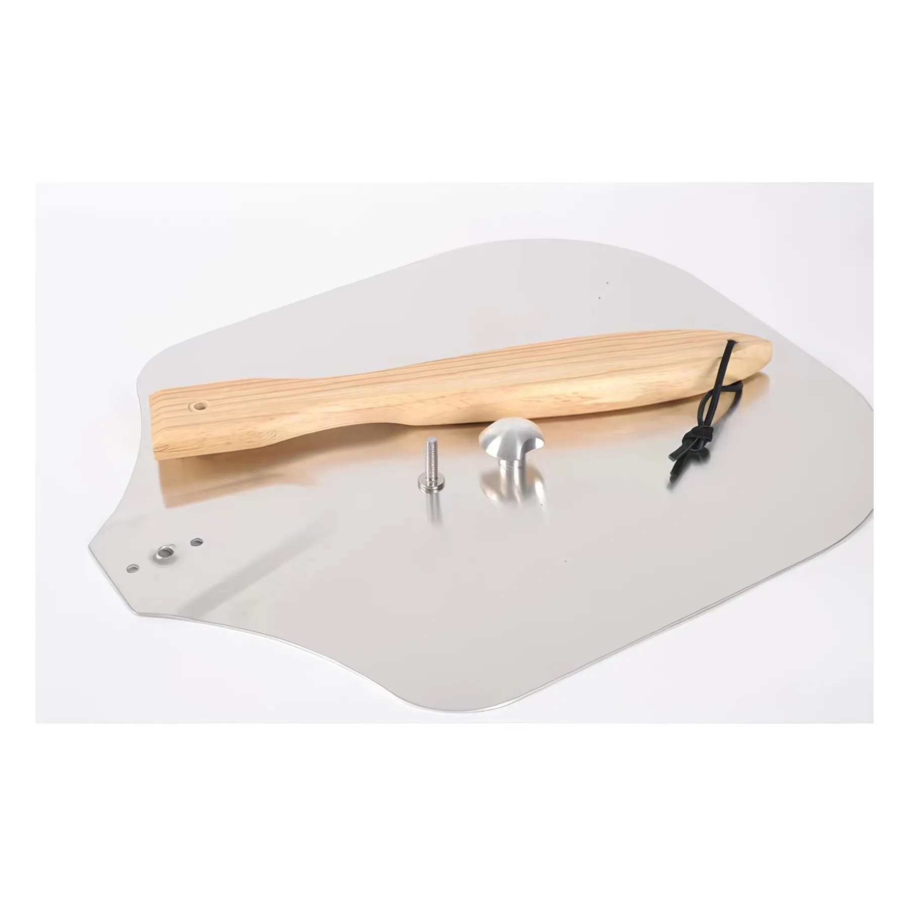 Metal Pizza Peel with Foldable Wood Handle 5