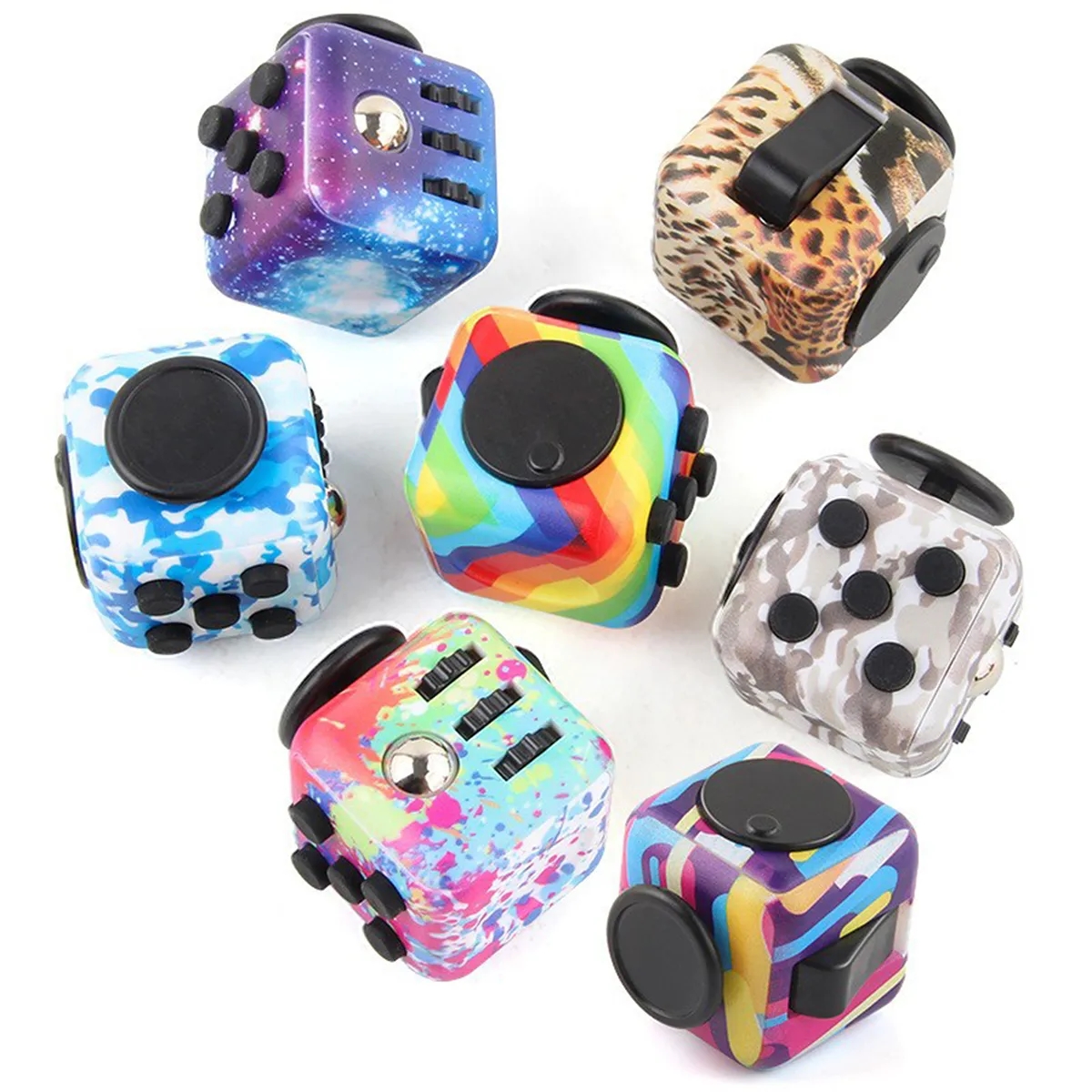 Relieves Stress And Anxiety Anti Depression Fidget Cube 3