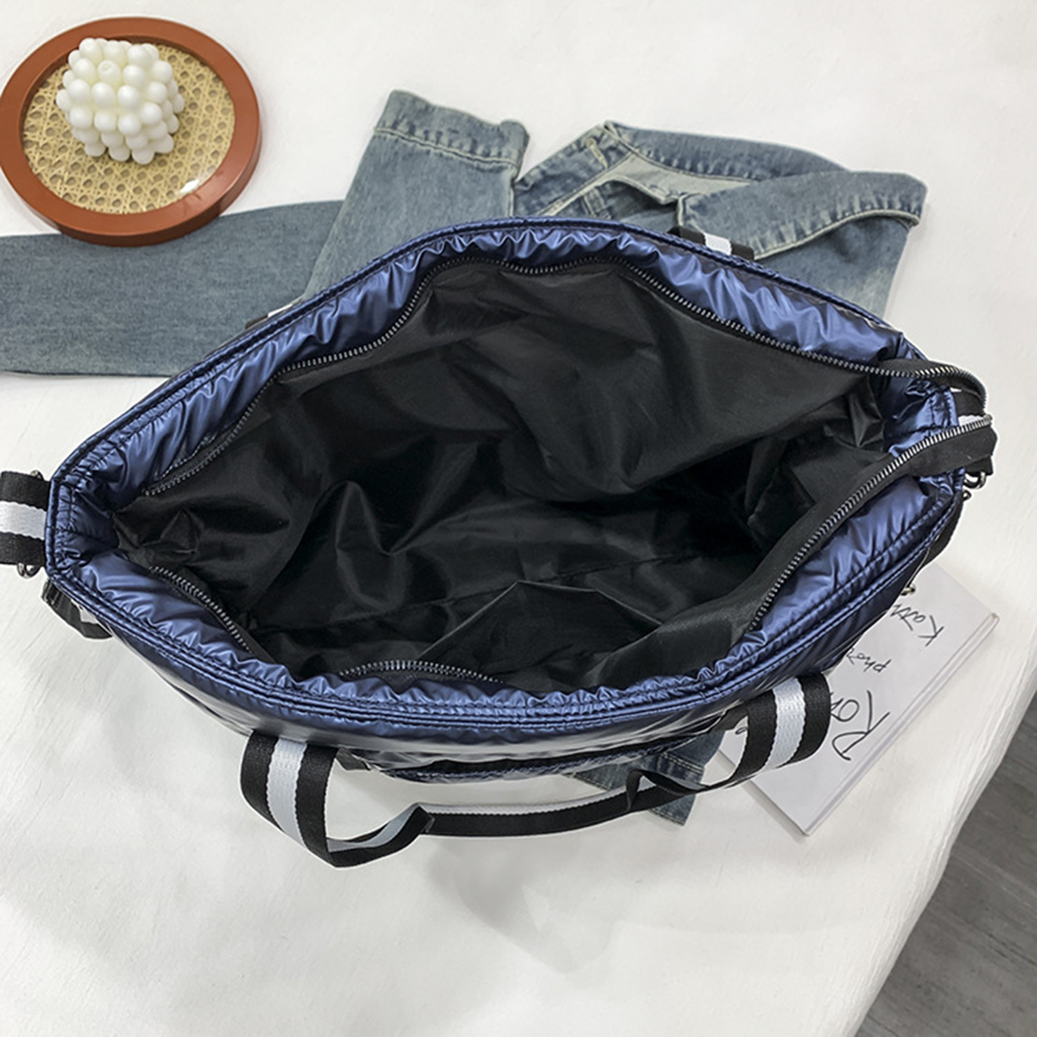 Puffer Tote Bag For Women Lightweight Quilted Handbag 4
