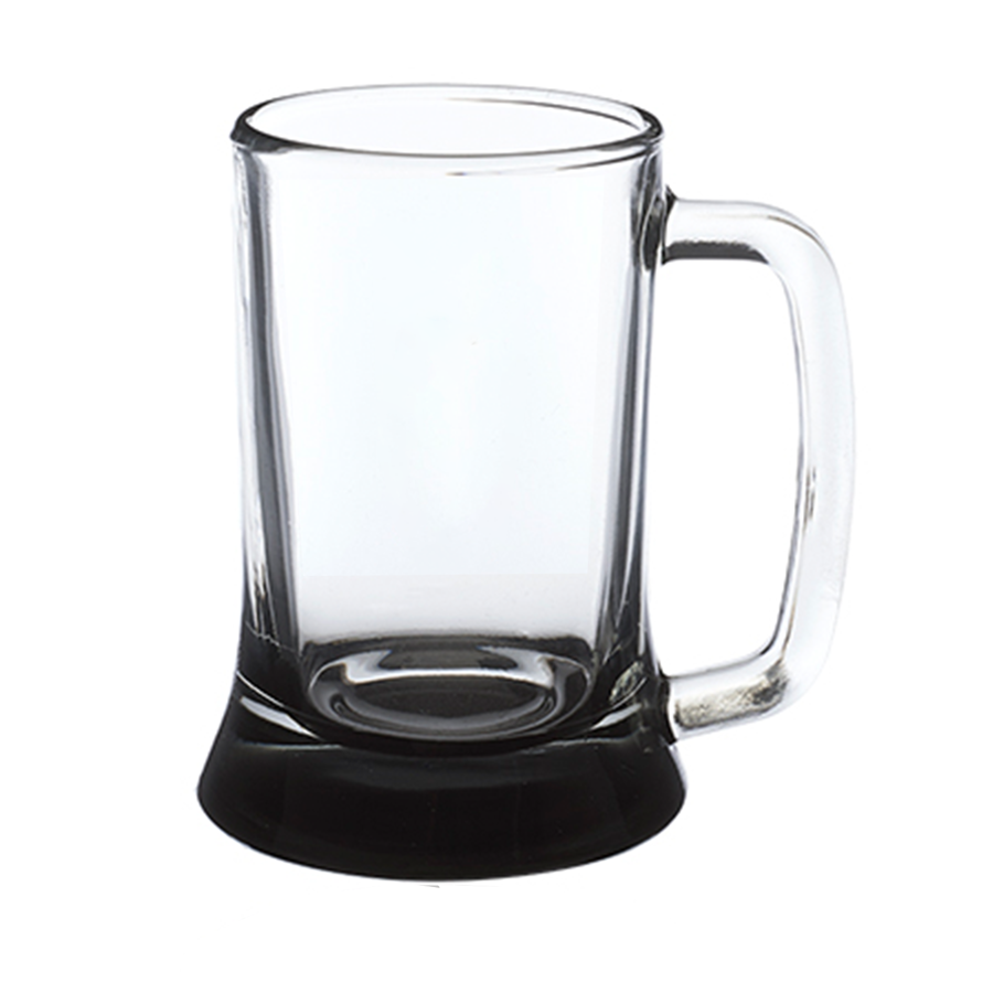 Comfort-Grip Glass Beer Mug - 9.75 oz 9