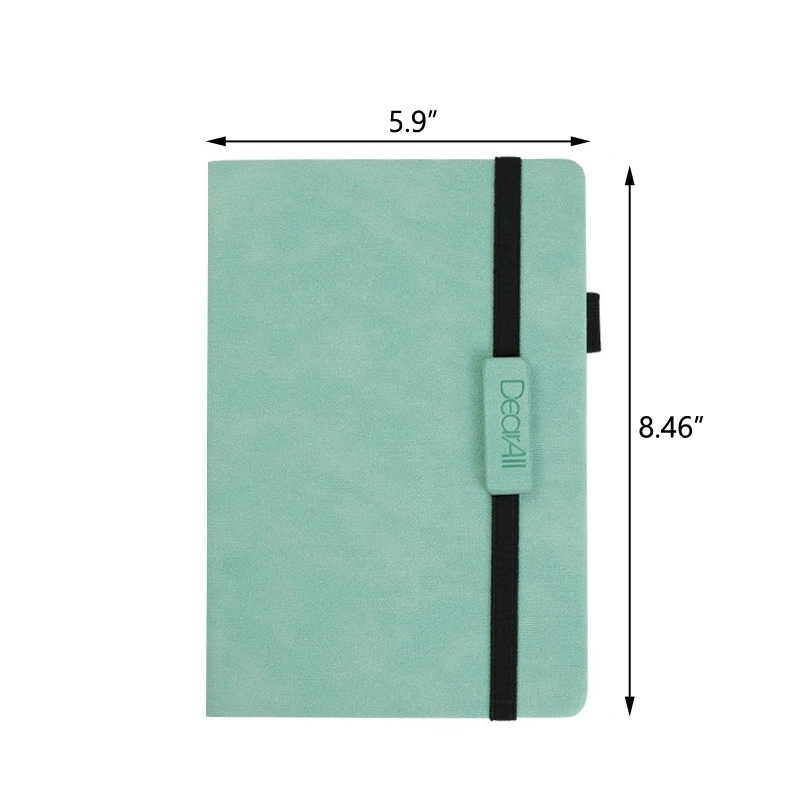A5 Hardcover Elastic Band Notebook with Pen Holder 4