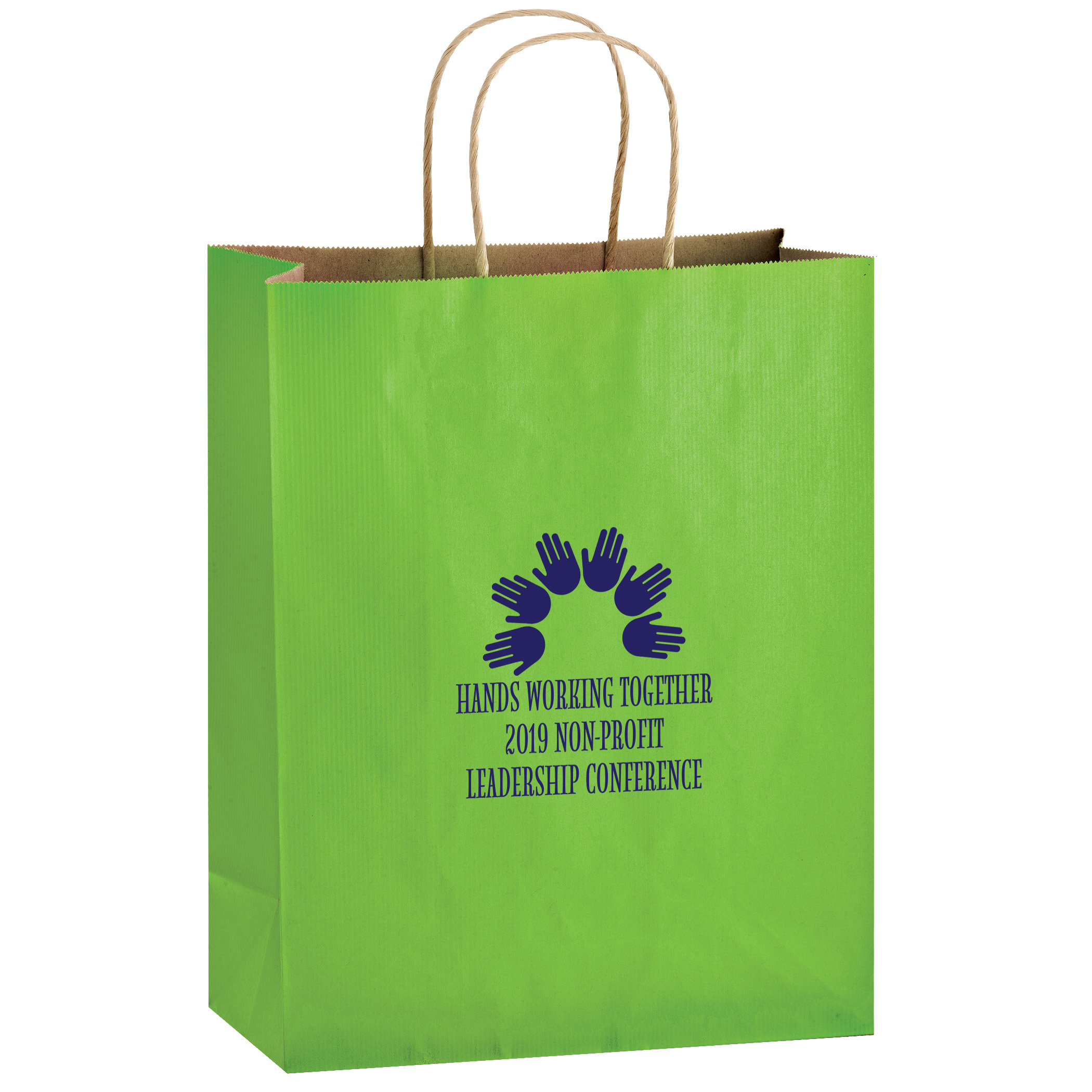 Matte Color Paper Shopper with Twisted Paper Handles 27