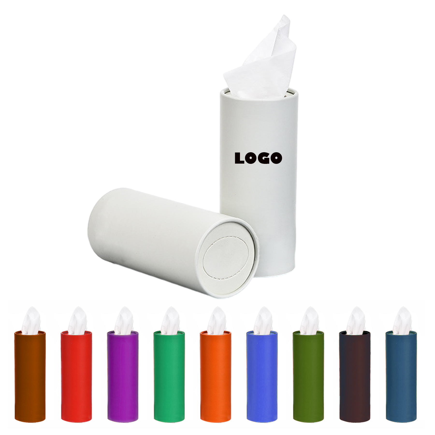 Cylinder Canister Tissue For Car 2