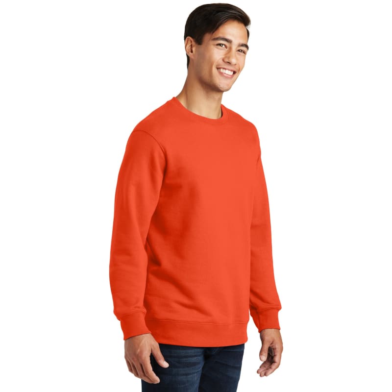 Port & Company Fan Favorite Fleece Crewneck Sweatshirt., custom hoodie or sweatshirt with logo imprint 28