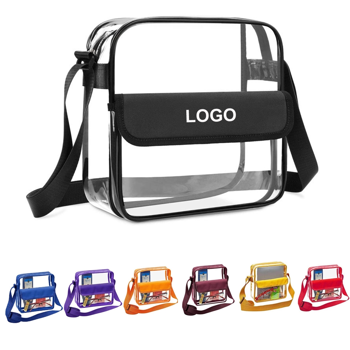 Clear Purse Stadium Approved Crossbody Concert Bag 2