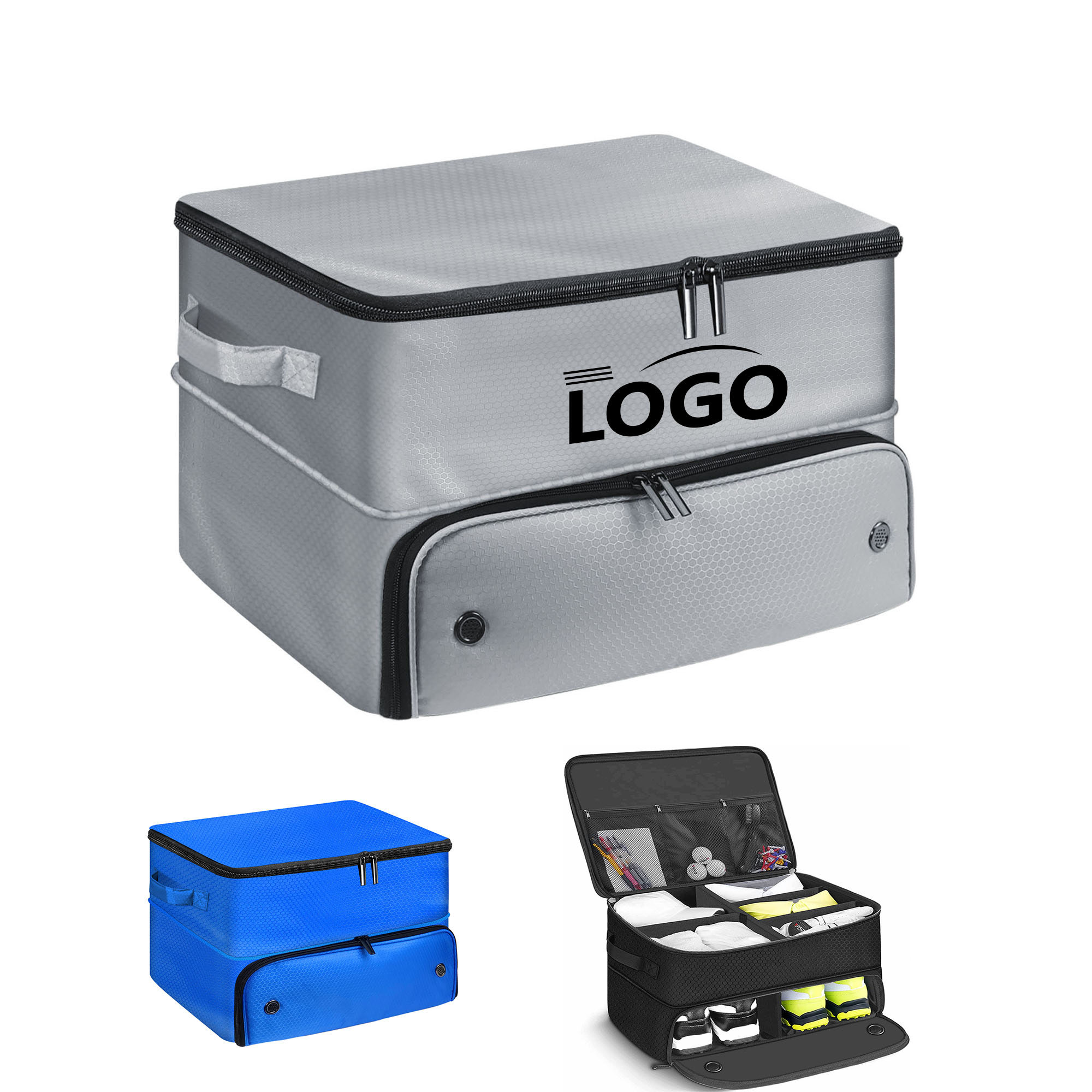 Golf Trunk Storage Organizer with Dividers 2