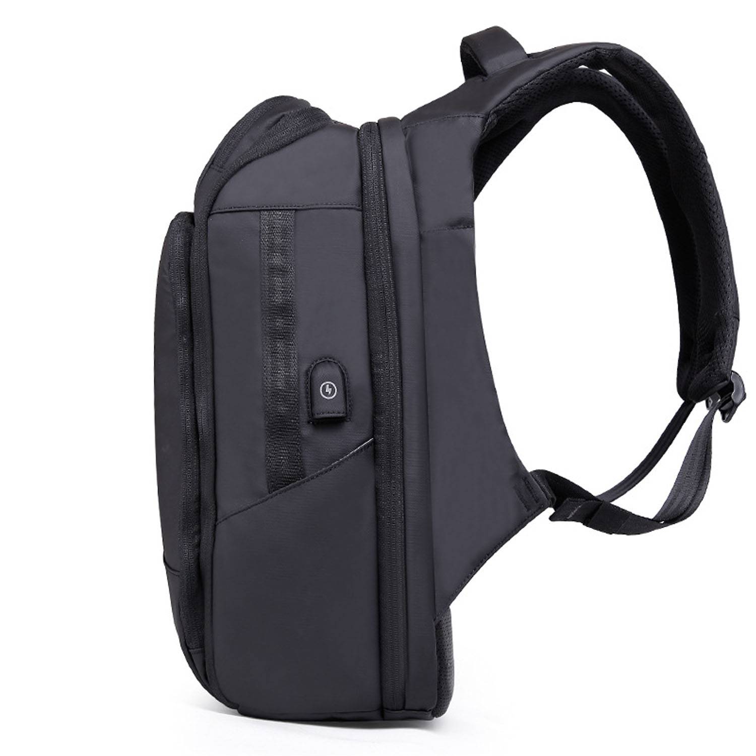 Nylon Large Capacity Backpack with USB Charging Port 3