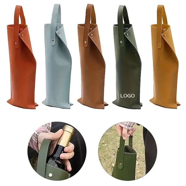 Leather Wine Bottle Carrier 5