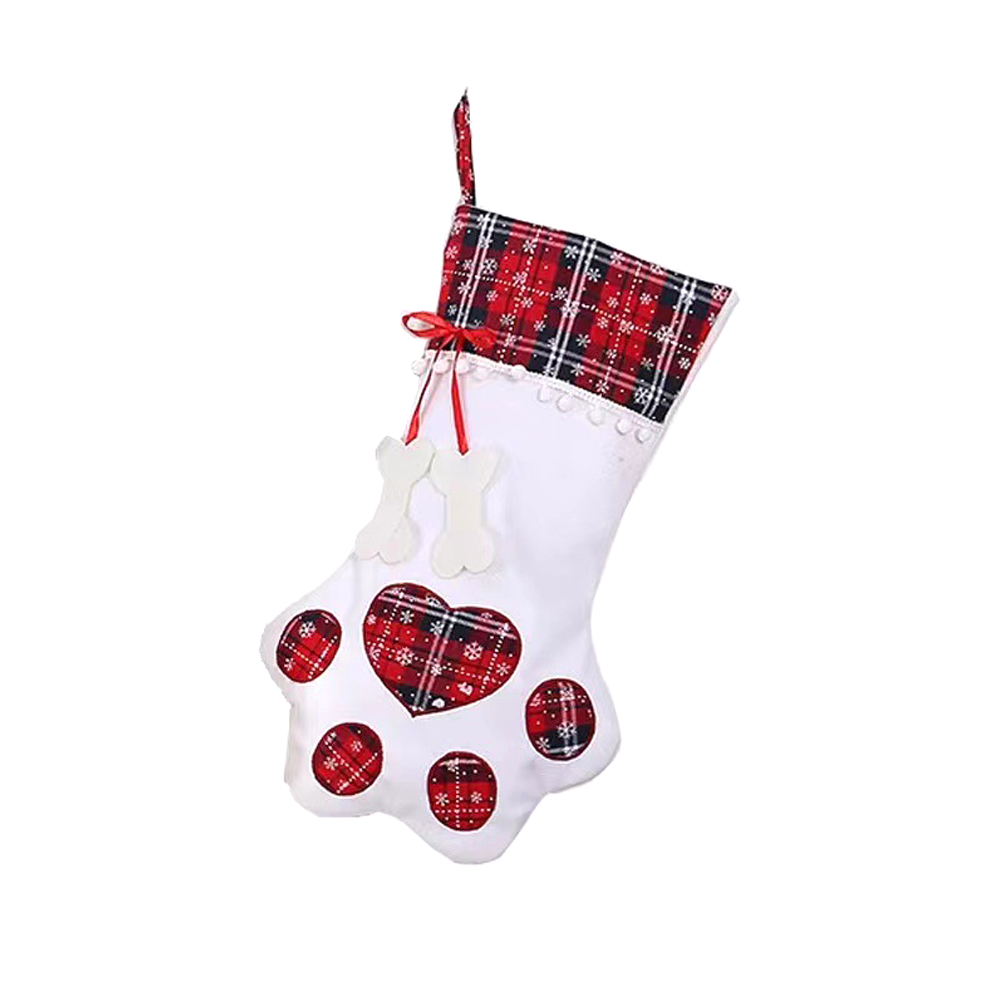 Christmas Sock Dog's Paw Gift Bag 3