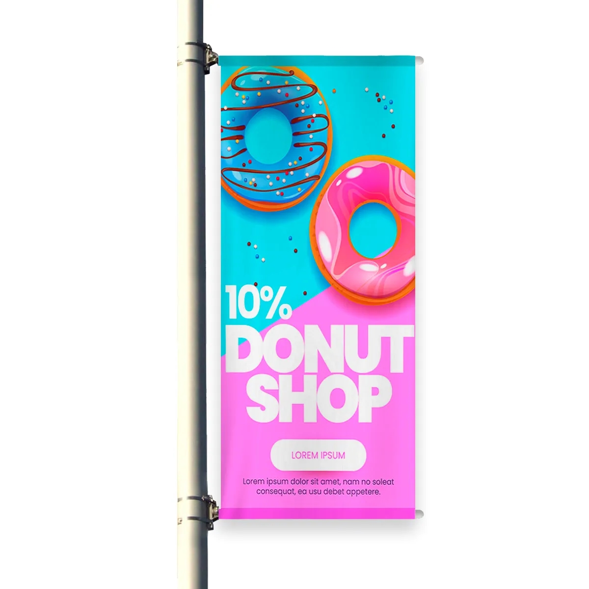 Digitally Printed 21 oz Vinyl Street Banner 2