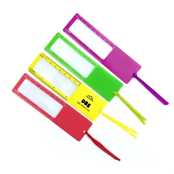 Bookmark Magnifier with Ruler