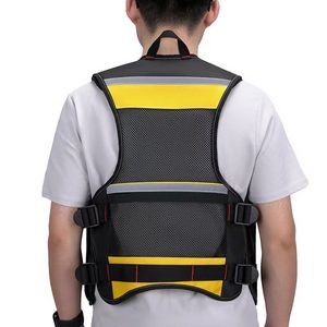 Multi-Functional Pocket Overall Reflective Tool Vest 12