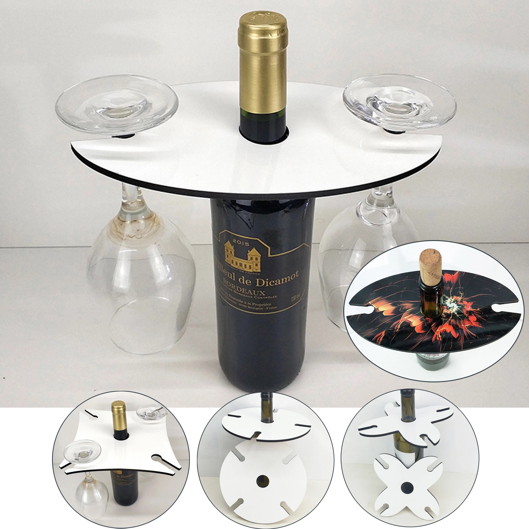 DIY Wooden Wine Glass Holder 2