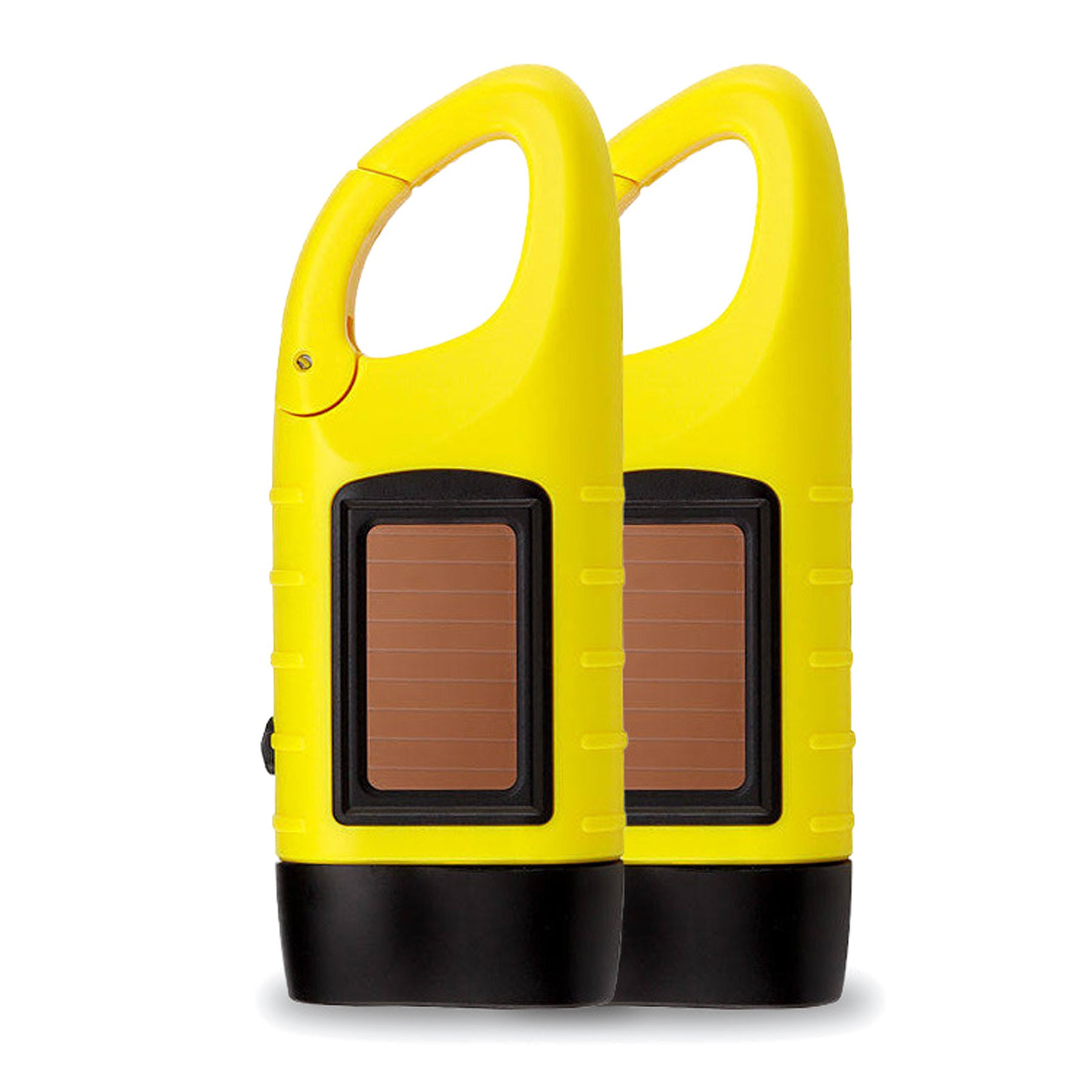 Hand Crank Solar Powered Flashlight 2