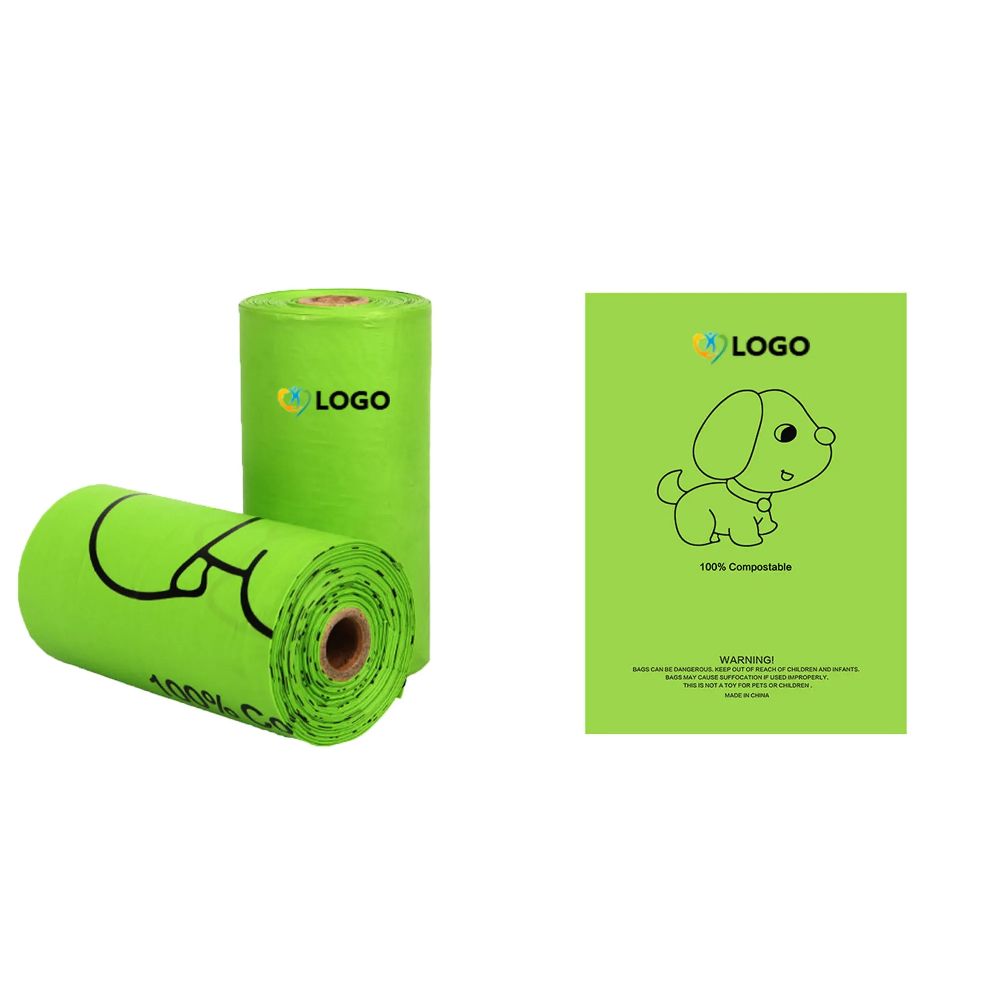 Custom Biodegradable Compostable Dog Poop Bags 3