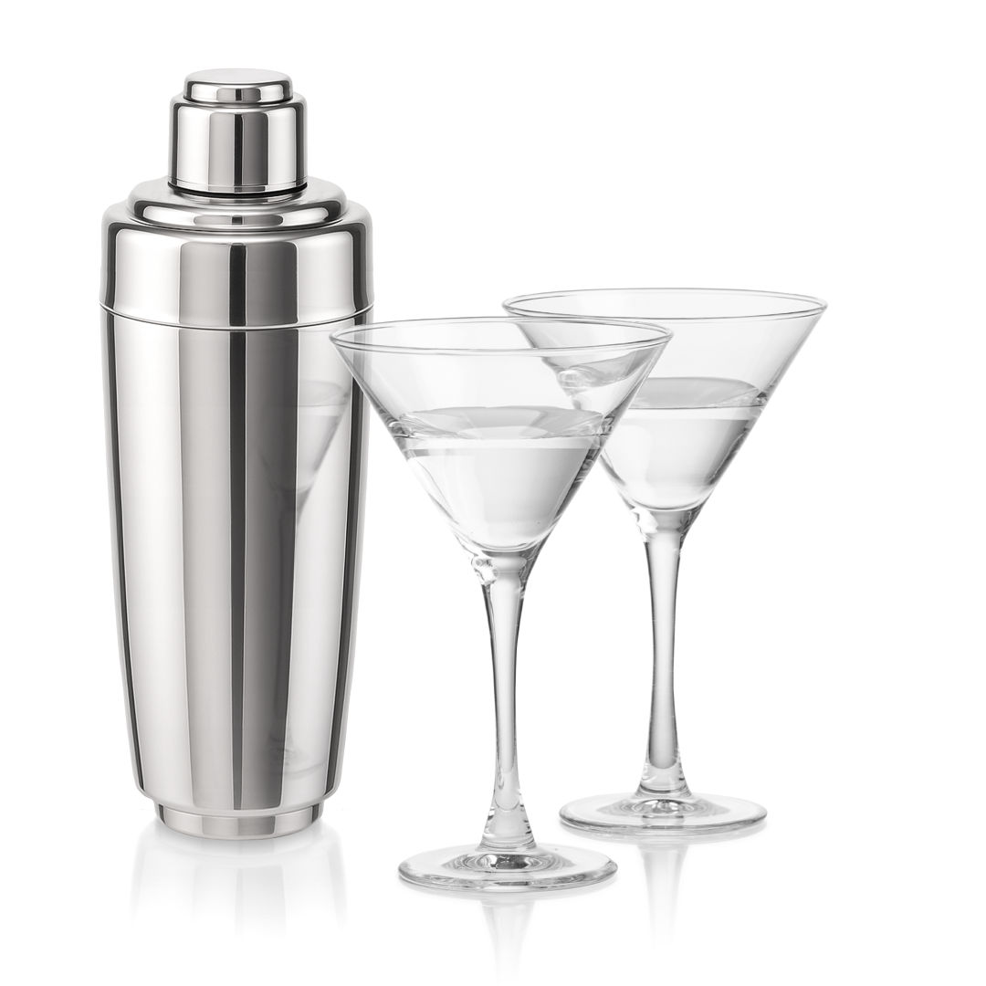 Pescara Shaker & Connoisseur Martini Set 4