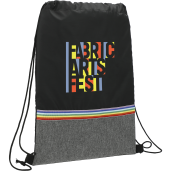 Rainbow RPET Drawstring Bag 11