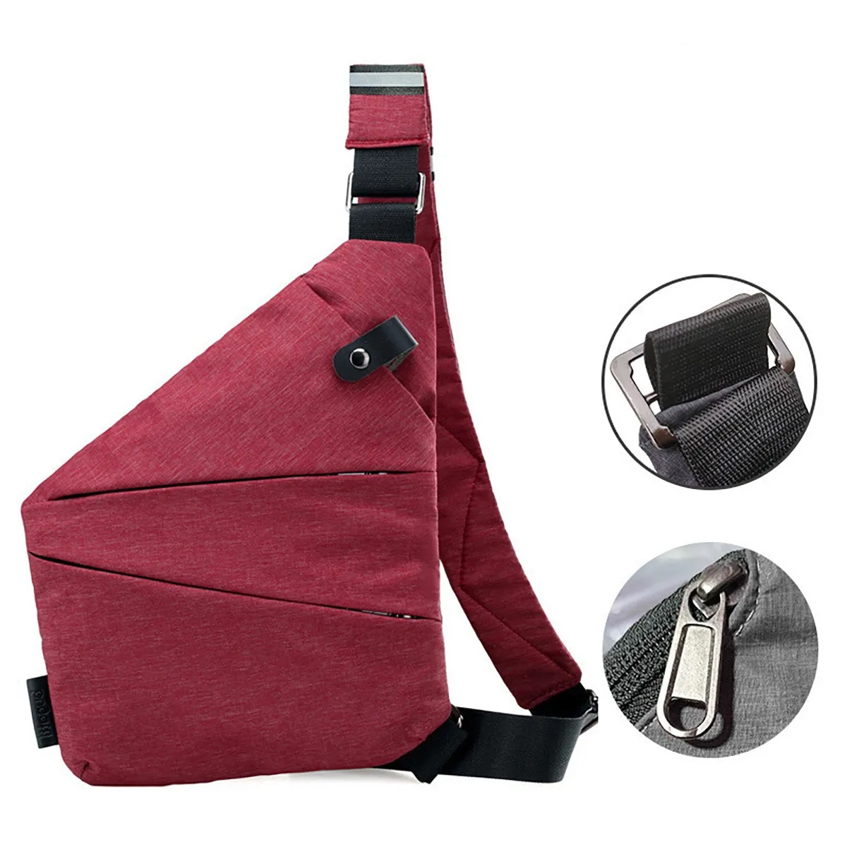 Crossbody Chest Shoulder Bags with Pockets 3