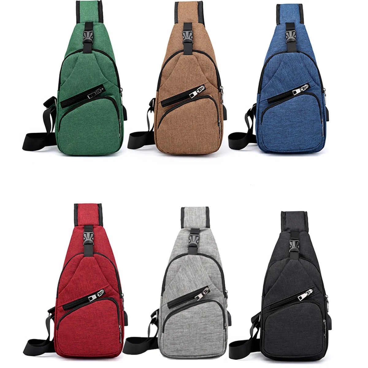 Shoulder Backpack Chest Bags Crossbody Daypack 3