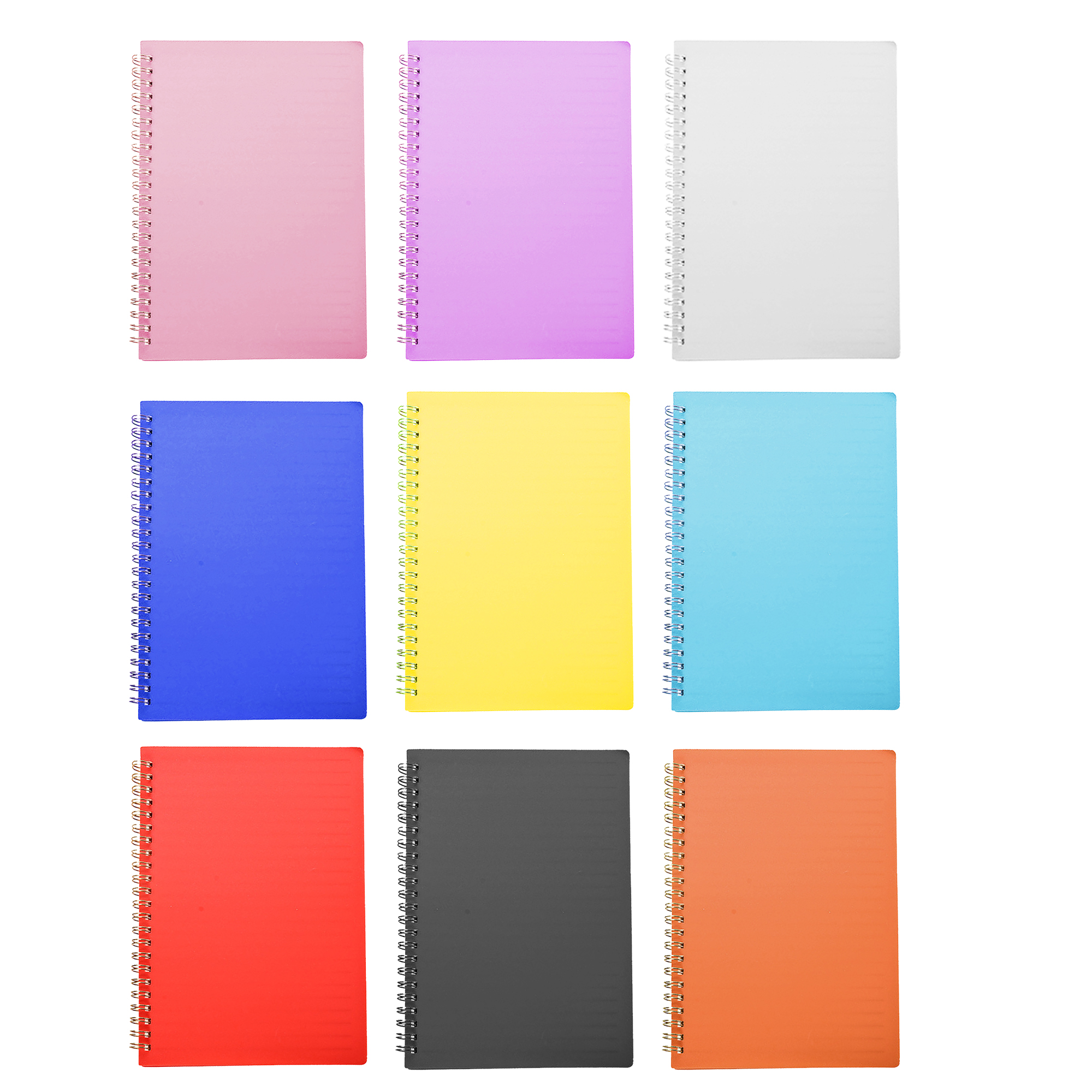A5 Notebook with 10 Cover Colors 2