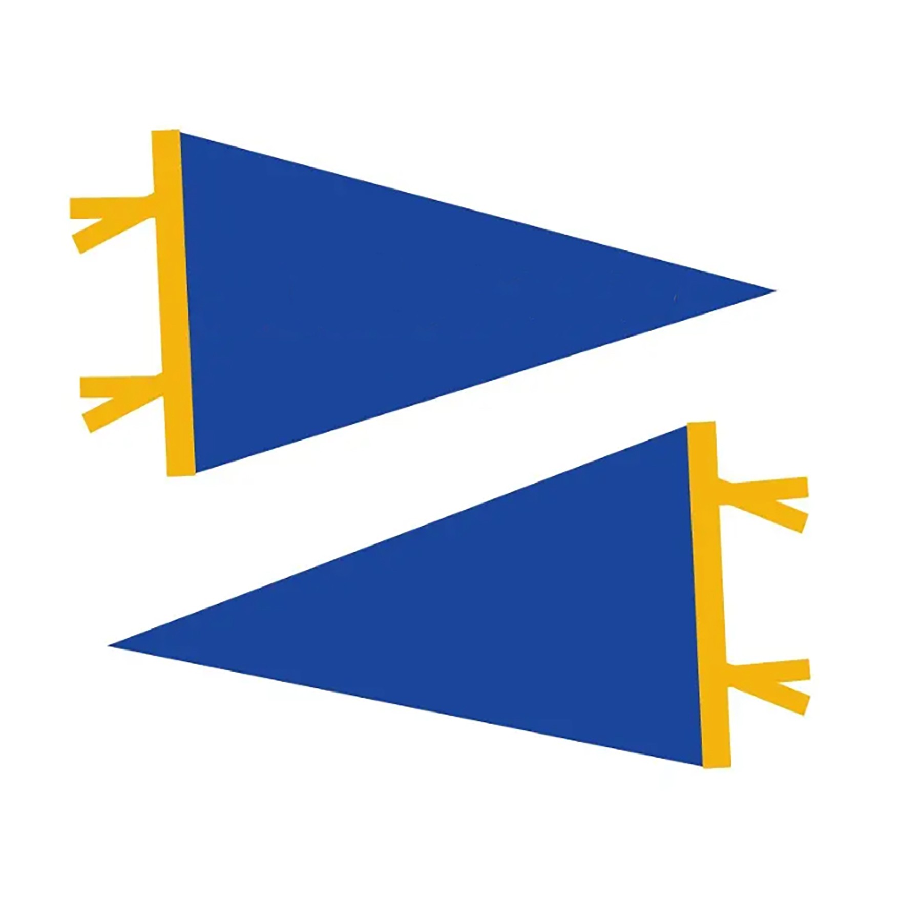 Customized Advertising Felt Fabric Pennant Flag 2