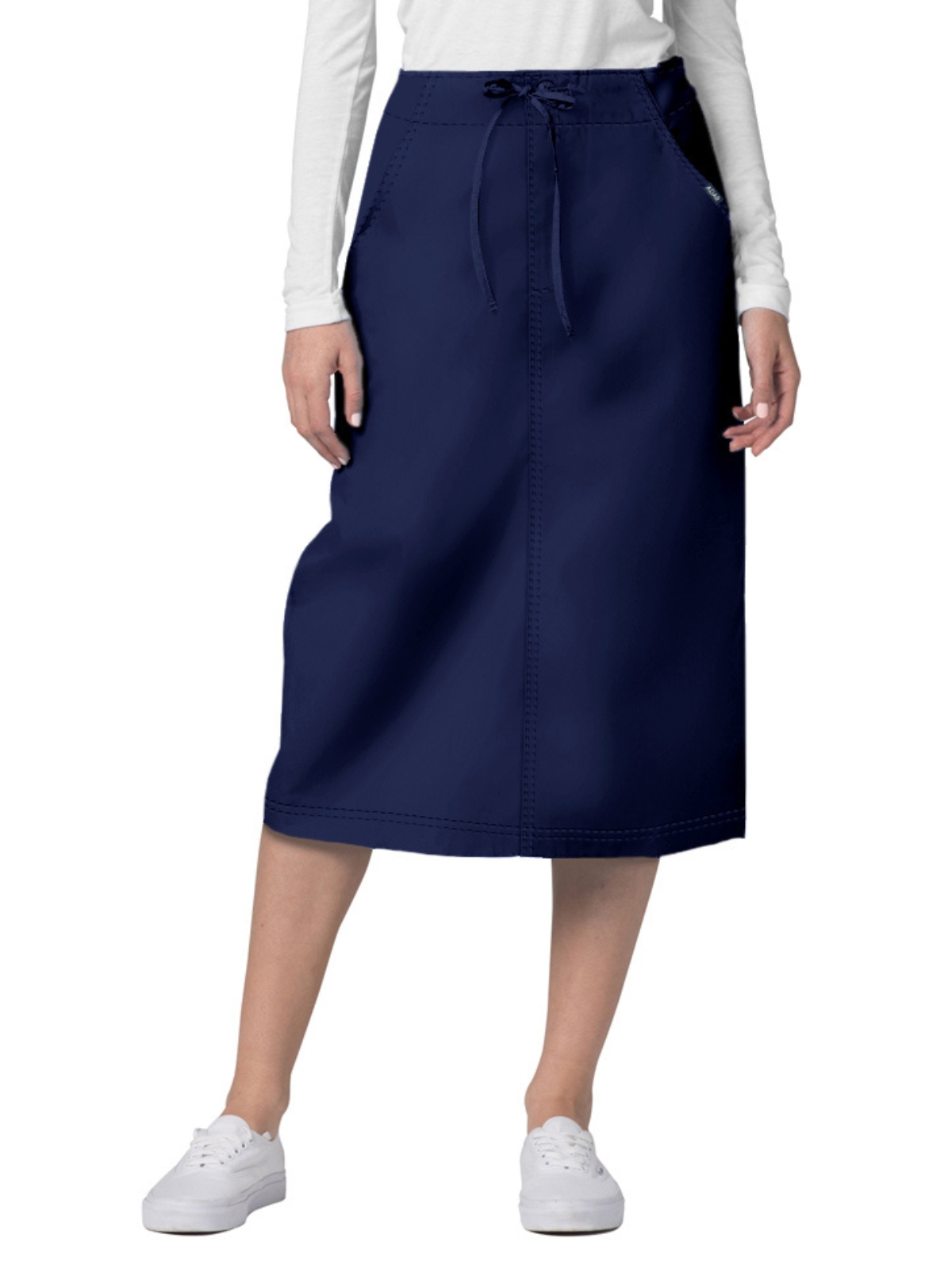 Adar - Universal - Women's Mid-Calf Length Drawstring Skirt 4