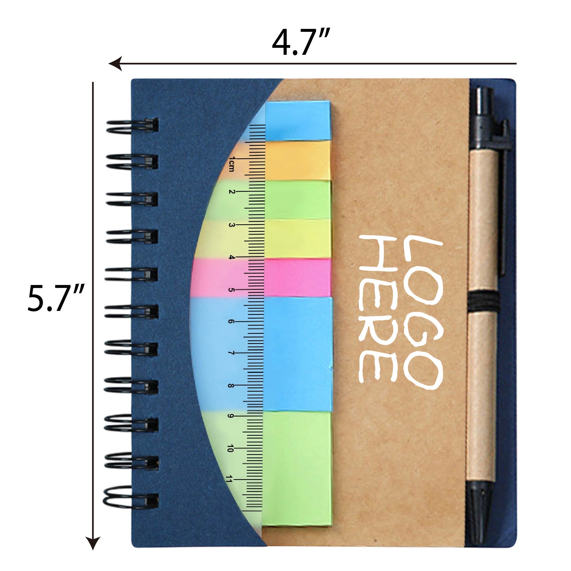 Spiral Notebook With Pen 1