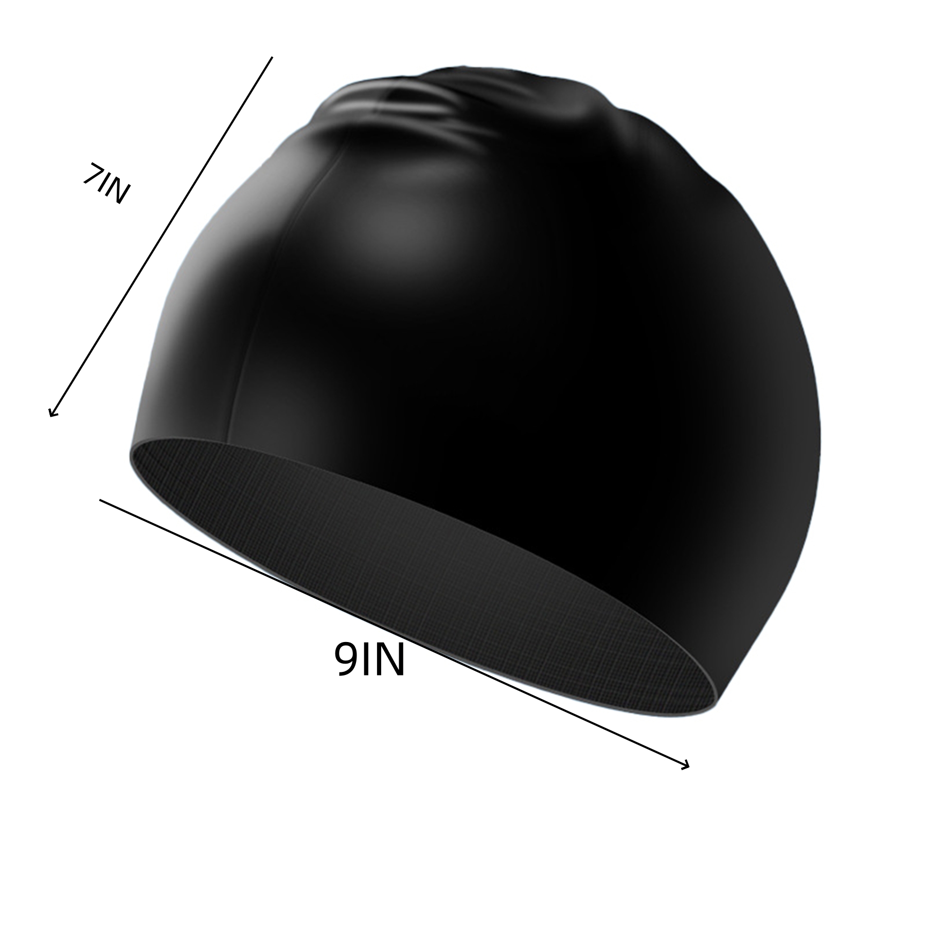 Classic Unisex Soft Silicone Swim Cap 5