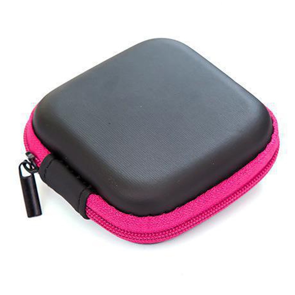 Portable Square Earphone Carrying Case 3