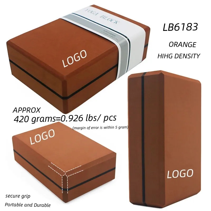 420 Grams High Density Yoga Blocks Pilates Bricks Wholesale 4