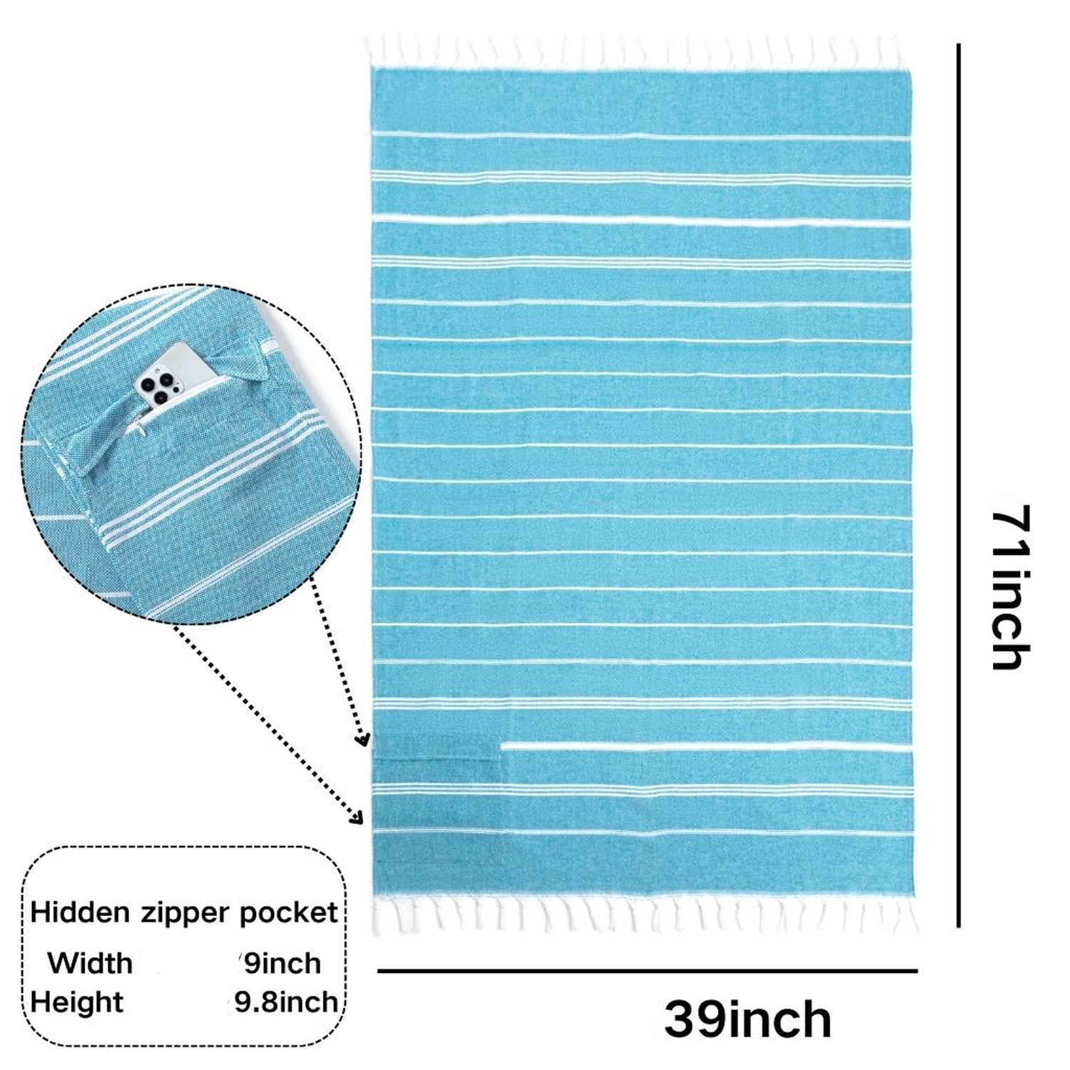 Extra Large Mat and Beach Towel 7