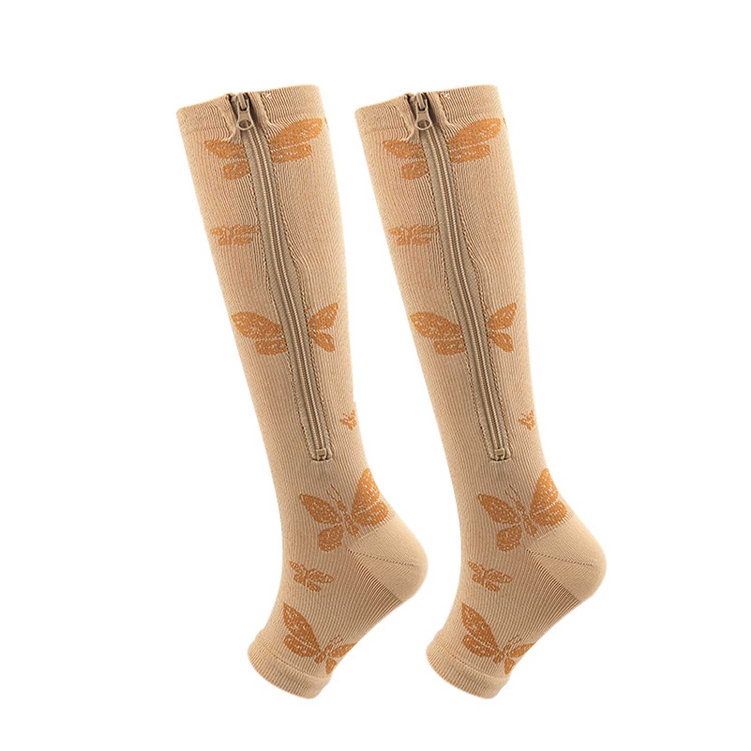 Zip-Up Compression Legwear 9